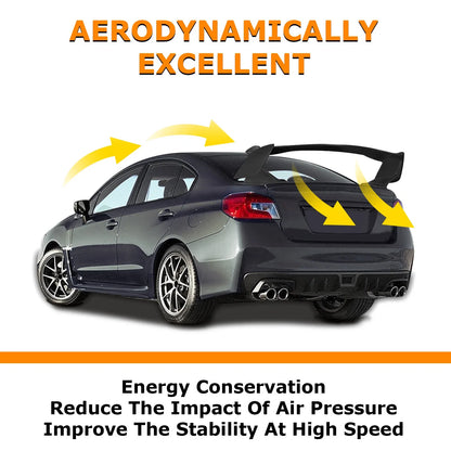 Matte Black Rear Trunk Spoiler Wing for Subaru WRX/WRX STI (2015–2021)