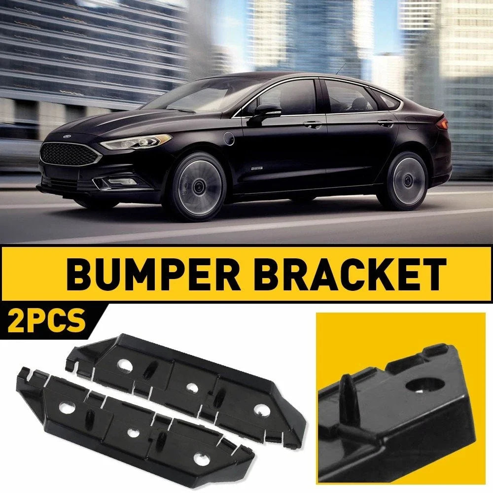 Set of 2 Front Bumper Plastic Retainer Brackets for Ford Fusion (2013–2016)