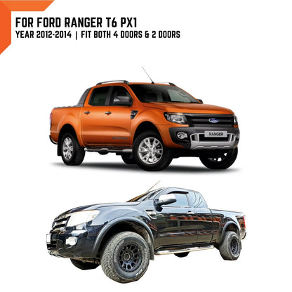 3" 36C Metro Grey Slim Fender Flares for Ford Ranger T6 PX1 (2012-2014)