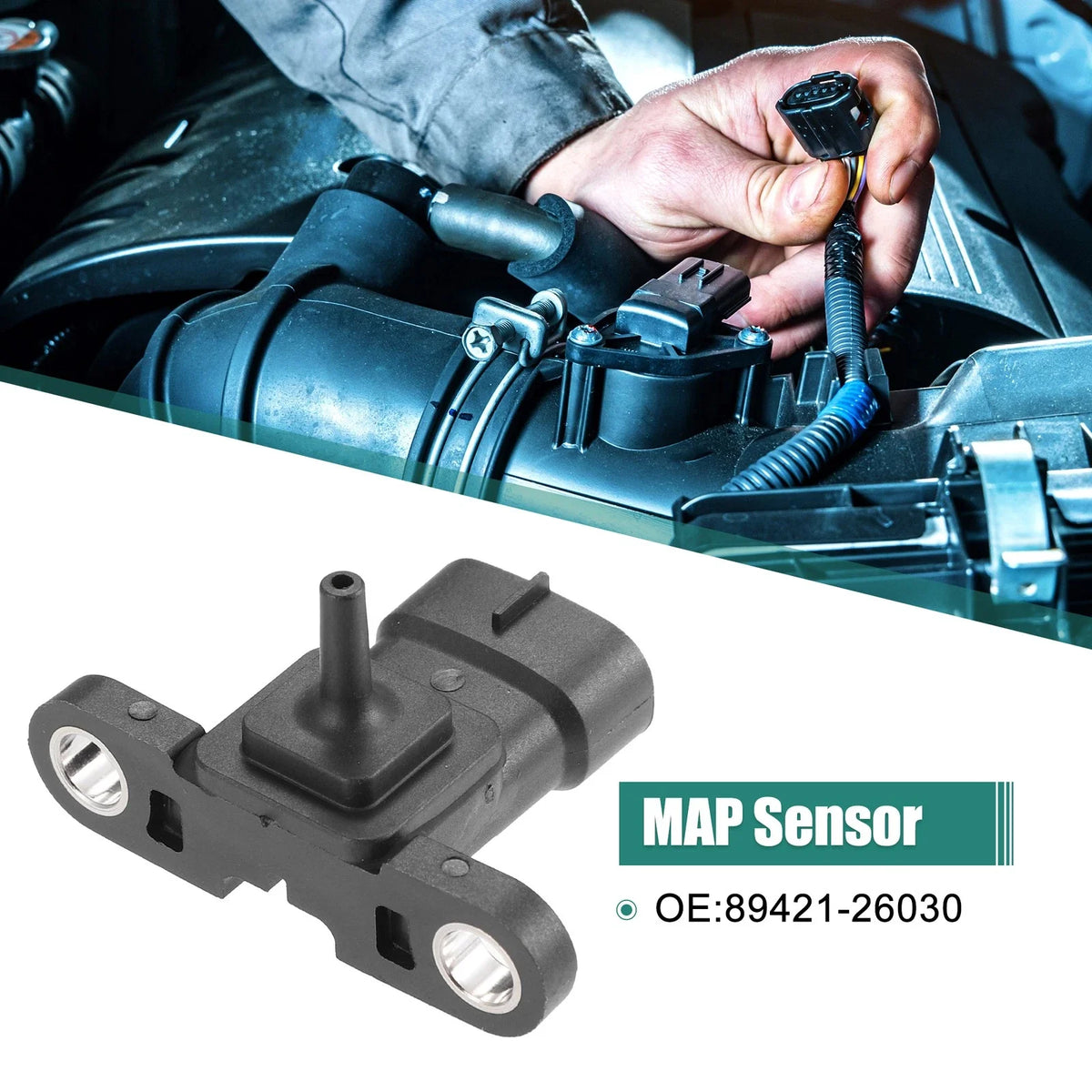Car Manifold Absolute Pressure Sensor for Toyota Corolla 1.8L (2003–2008) 89421-26030