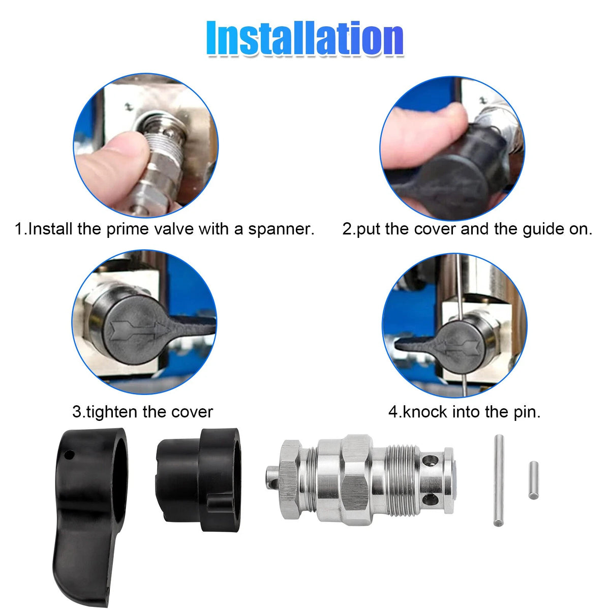 Airless Prime Spray Valve Drain for Graco 390 395 490 495 595