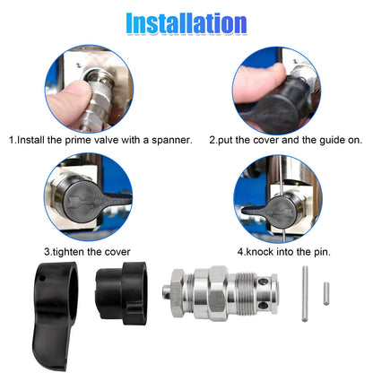 Airless Prime Spray Valve Drain for Graco 390 395 490 495 595