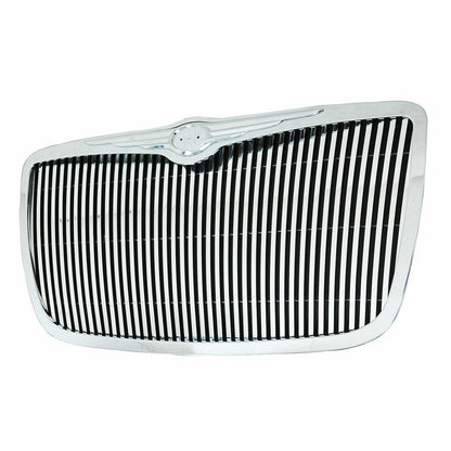 Chrome ABS Vertical Replacement Grille for Chrysler 300/300C (2005–2008) FG560