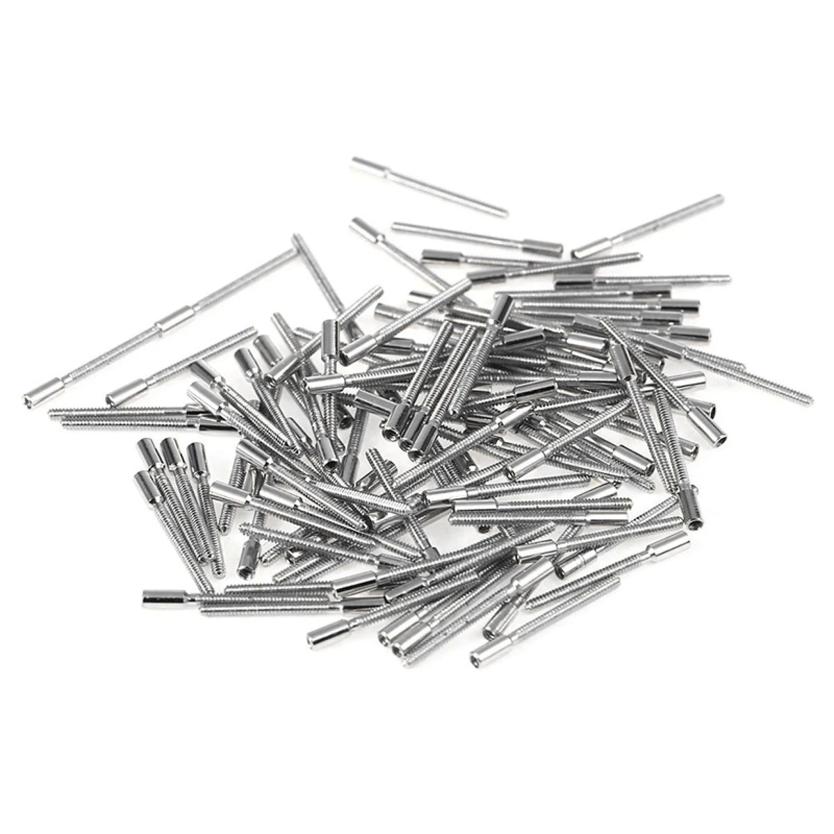 100pcs 0.9mm Stainless Steel Watch Winding Stem Rod Extensions