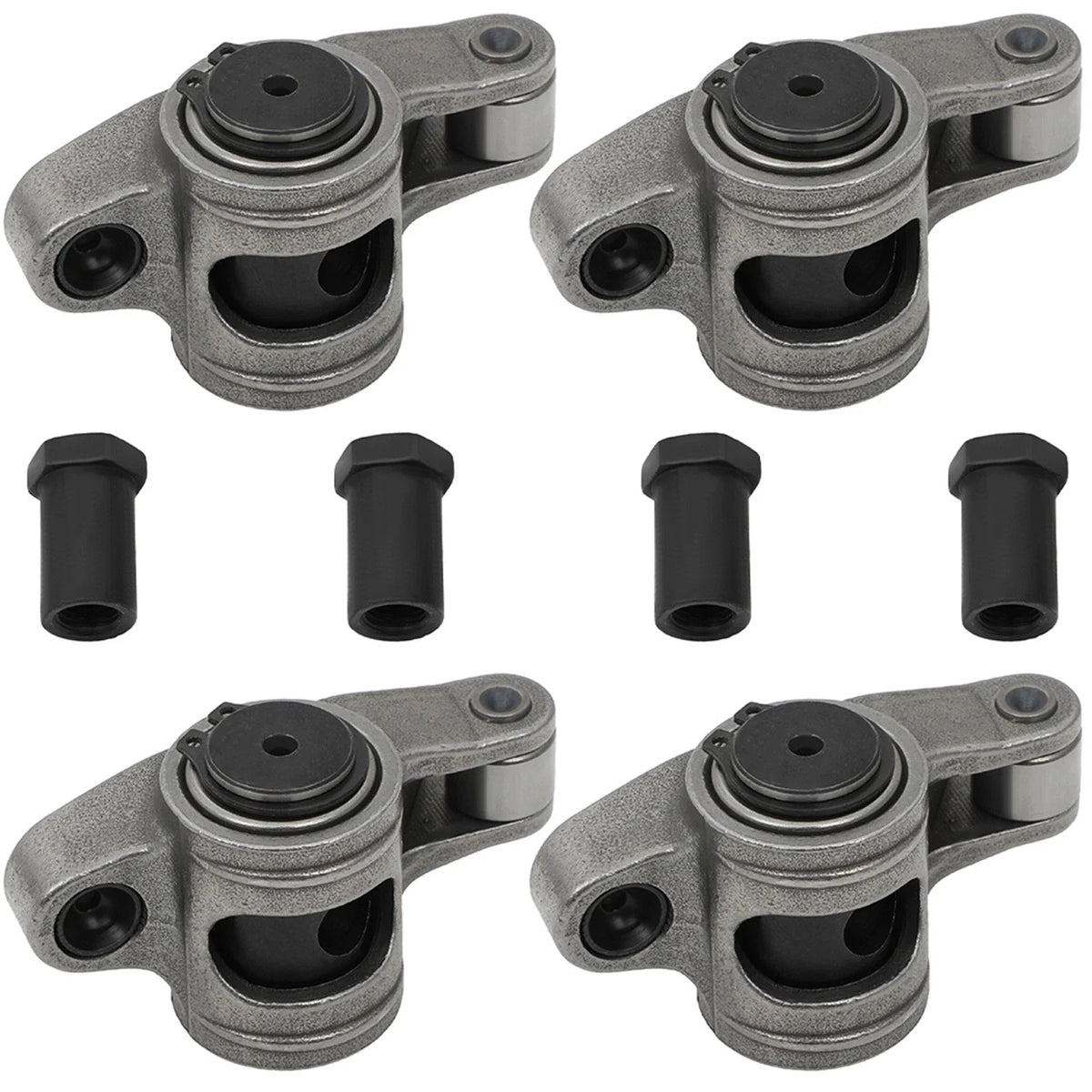 Set of 16 Stainless Steel Roller Rocker Arms for Small Block Chevy (SBC 305 350 400)