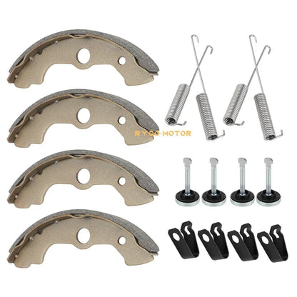 Front Brake Shoes with Pins Kit for Honda TRX400 Foreman/FourTrax Rancher (1995–2007)