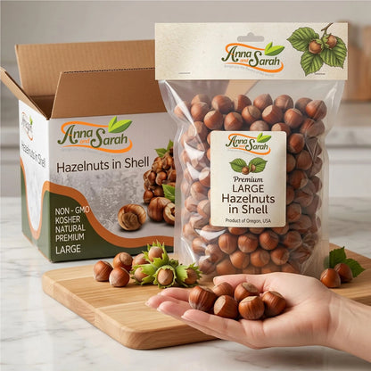 5 Lbs Oregon Hazelnuts in Shell (Pack of 1)