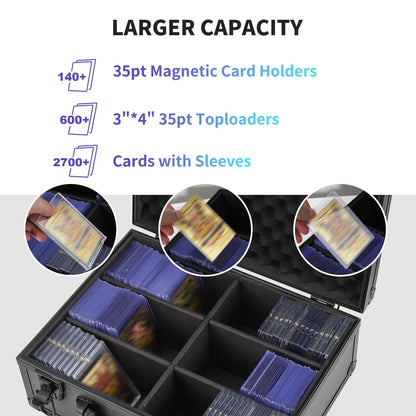 Toploader Storage Box for 3" x 4" 35pt Rigid Card (Top XL, Black)