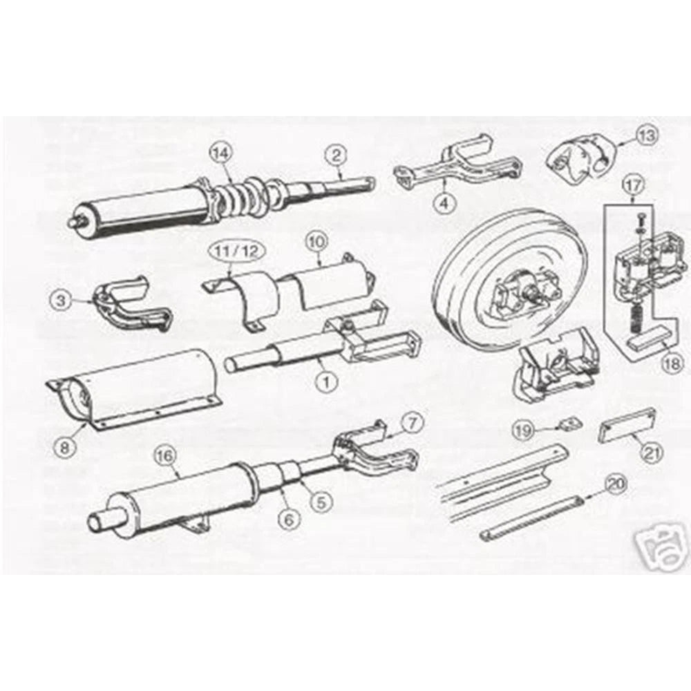 D39930 Track Adjuster Assembly for Case 850 1150