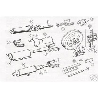 D39930 Track Adjuster Assembly for Case 850 1150