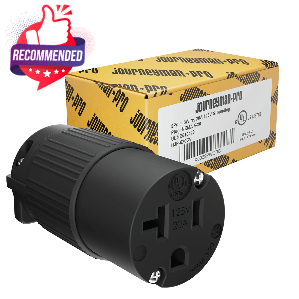 Power Adapter 20A 2500W NEMA 5-20R for Automotive (120-125V)