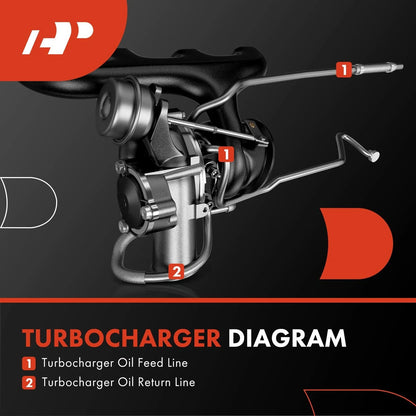 Turbocharger Oil Line for Ford Escape, Fusion, Lincoln MKZ, MKC (2013–2020)