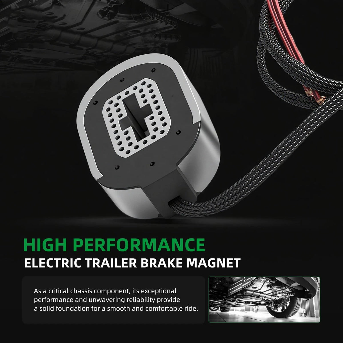 Set of 2 Electric Trailer Brake Magnets for 9K-10K Trailers (12-1/4"x3-3/8")