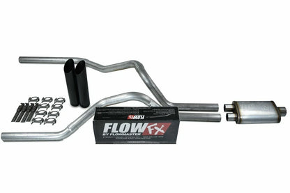 2.5" Dual Exhaust Kit for Ford F150 (2021–2025) Flowmaster Flow FX Black Tip