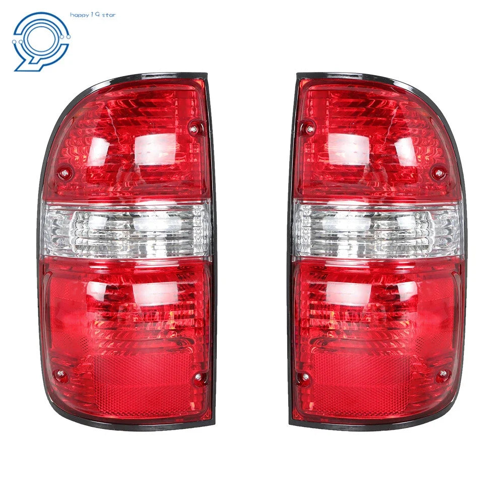 Set of 2 Tail Light Brake Lamps for Toyota Tacoma (2001–2004) Red Rear