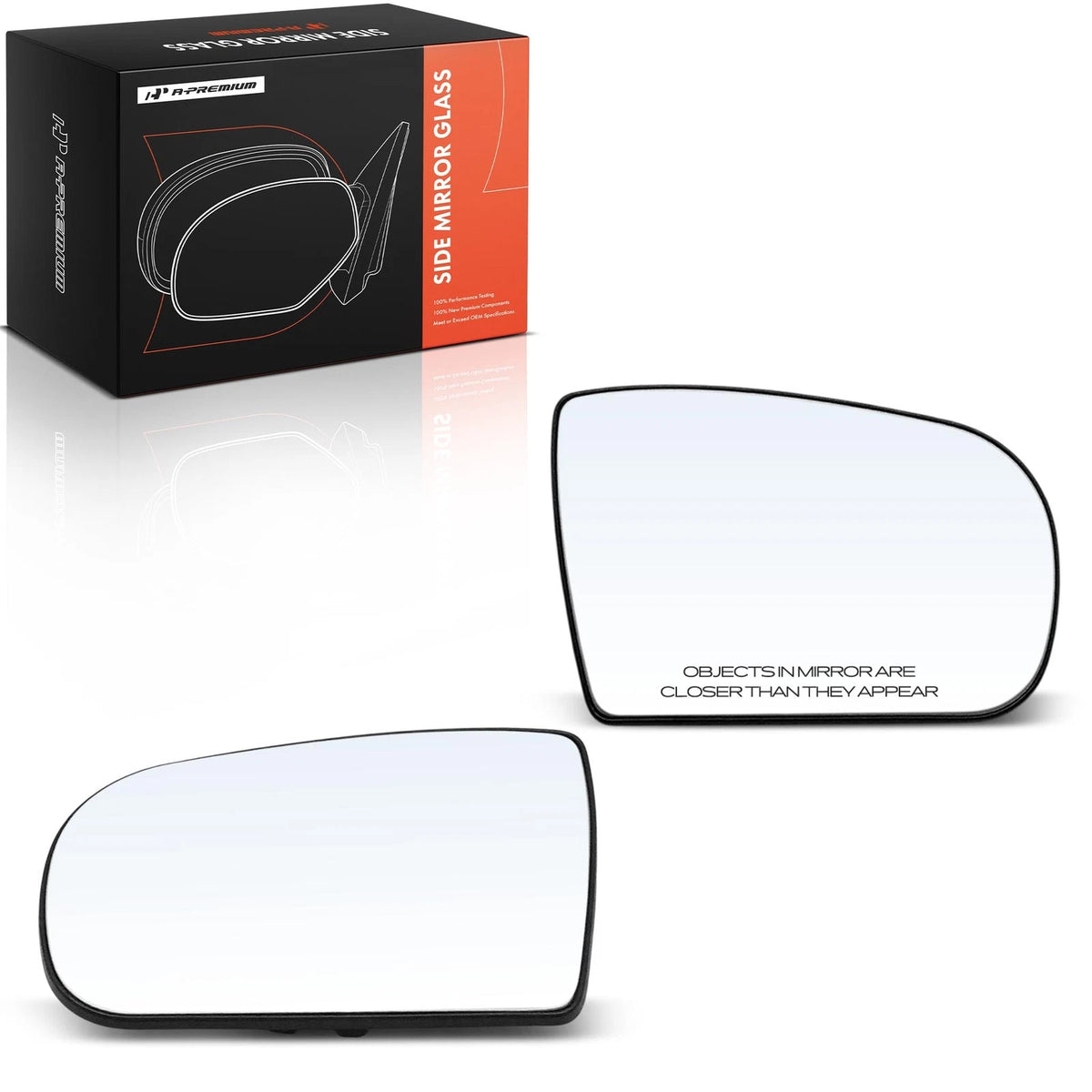 2X Power Mirror Glass with Heated for Mercedes-Benz E320 E430 (2000–2003) - 2108100721, 2108100821, MB1324111, MB1325111