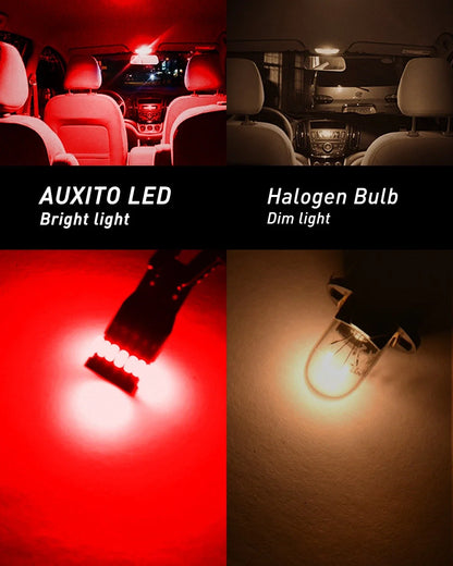 Set of 2 T10 LED Inner Tail Light Bulbs for (2825 168 192 194 175)