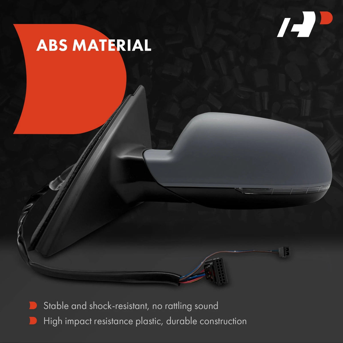 Driver Power Mirror Assembly for Audi A4 Quattro (2012–2016) - 8K1857409AH01C, 8F0857527BGRU, 8K0949101D, 8F1949145