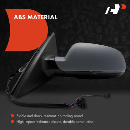 Driver Power Mirror Assembly for Audi A4 Quattro (2012–2016) - 8K1857409AH01C, 8F0857527BGRU, 8K0949101D, 8F1949145