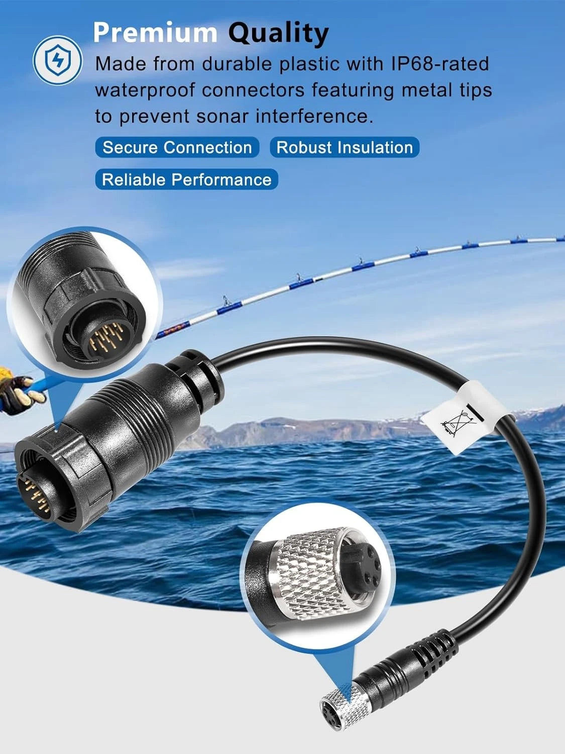 MKR-US2-13 Universal Sonar 2 Adapter Cable for Humminbird (1852073)