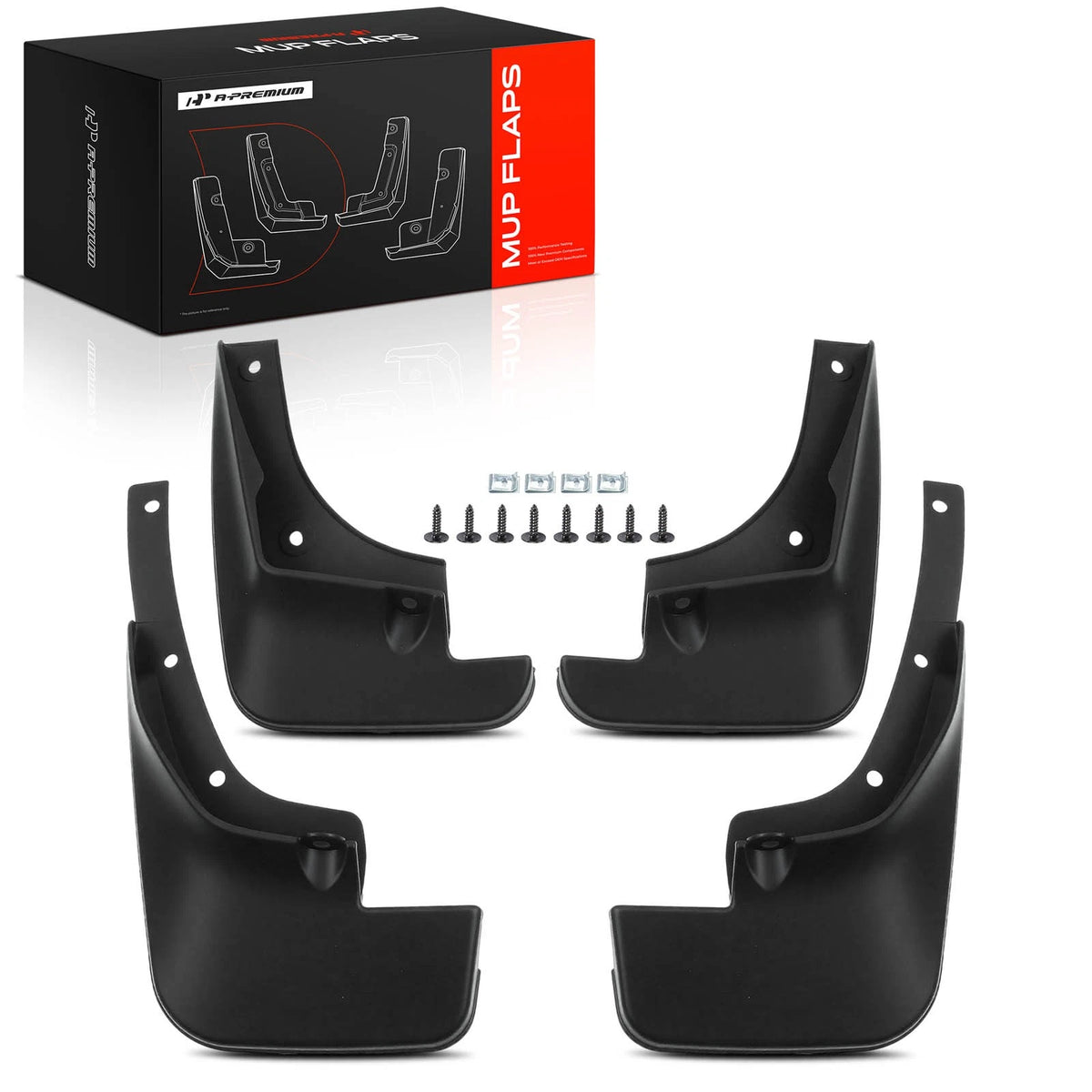 Set of 4 Mud Flaps Splash Guards for Toyota Camry (1997–2001)
