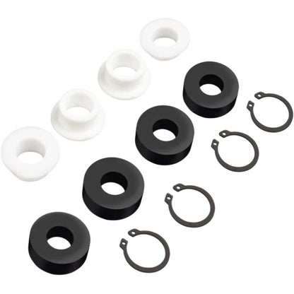 Deck Height Kit for Lawn Mower (Set of 4 Bushings, 4 Snap Rings, 4 Shock Bushings)