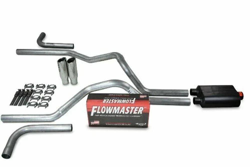 2.5" Dual Exhaust Kit for Chevy GMC 1500 (2019–2025) - Flowmaster Super 40