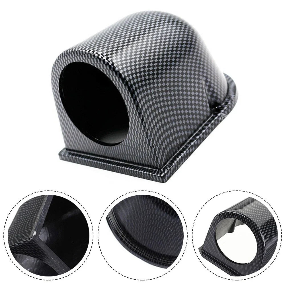 Carbon Fiber Single Hole Gauge Pod for Dash Mount 52mm (2010–2023)