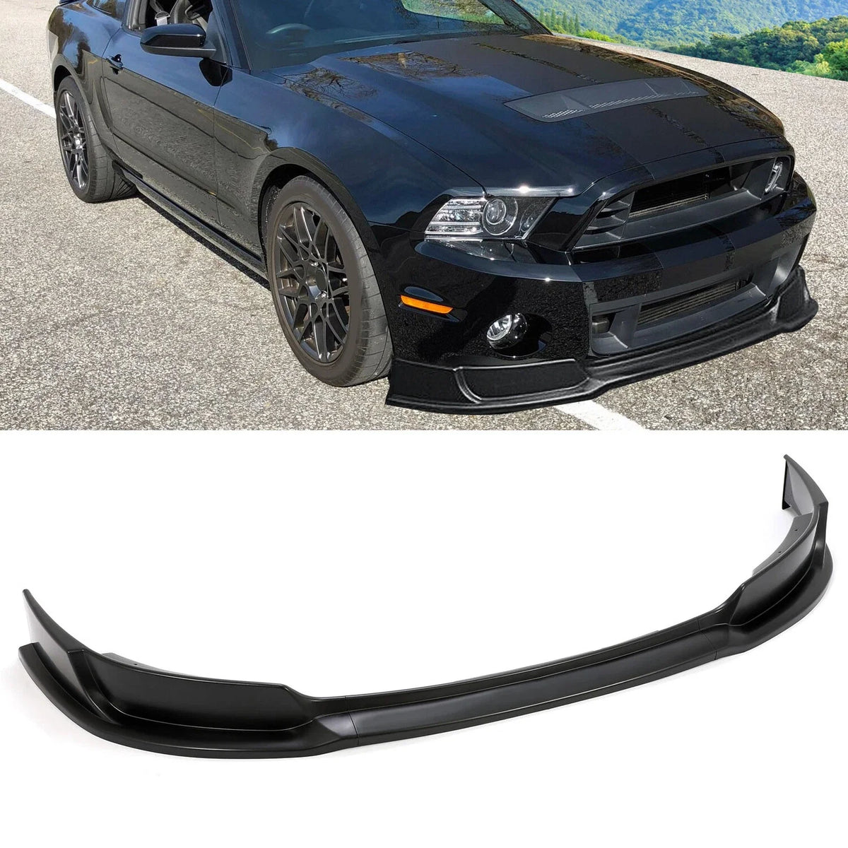 Front Bumper Lip Splitter for Ford Mustang GT V6 (2013–2014) RTR Style