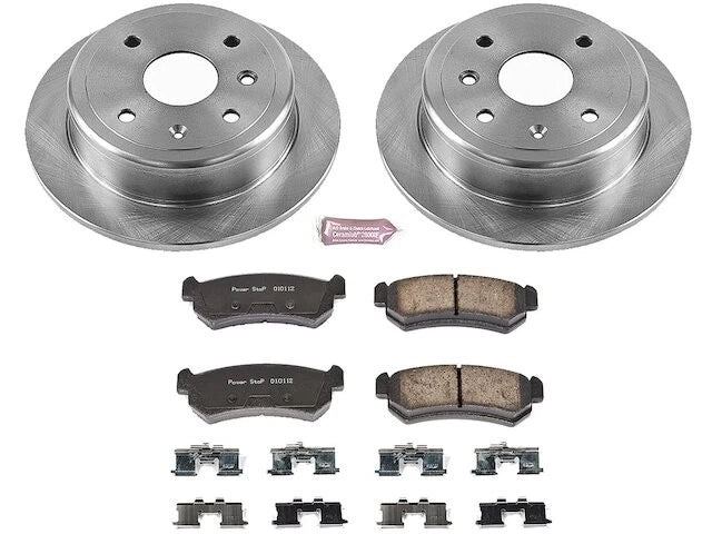 Rear Brake Pad and Rotor Kit for Suzuki Reno (2005–2006) DM973GF