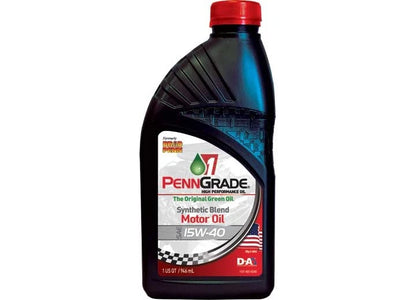 Case of 12 PennGrade 1 71586 Synthetic Blend Oil SAE 15W40