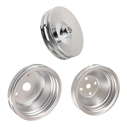Water Pump Pulley Kit for Chevrolet Small Block (283–350, 305–350)