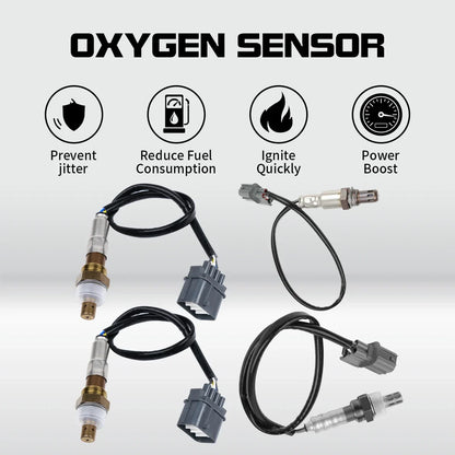 Set of 4 Oxygen Sensors O2 for Honda Ridgeline Odyssey Accord Pilot (OEM)