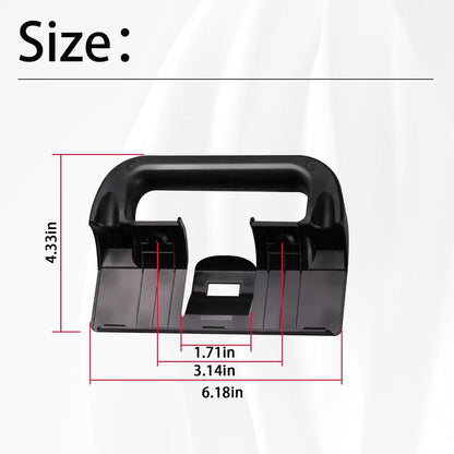 2X Black Refrigerator Door Handle for Dometic RV NDR/NDM 1062