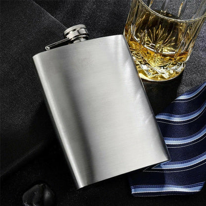 10 oz Stainless Steel Liquor Hip Flask for Alcohol Whiskey