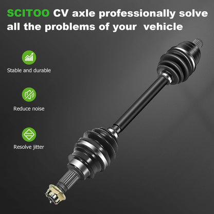 CV Axle Drive Shaft Set of 2 for Honda Rincon 650 (2003–2005) TRX650FA