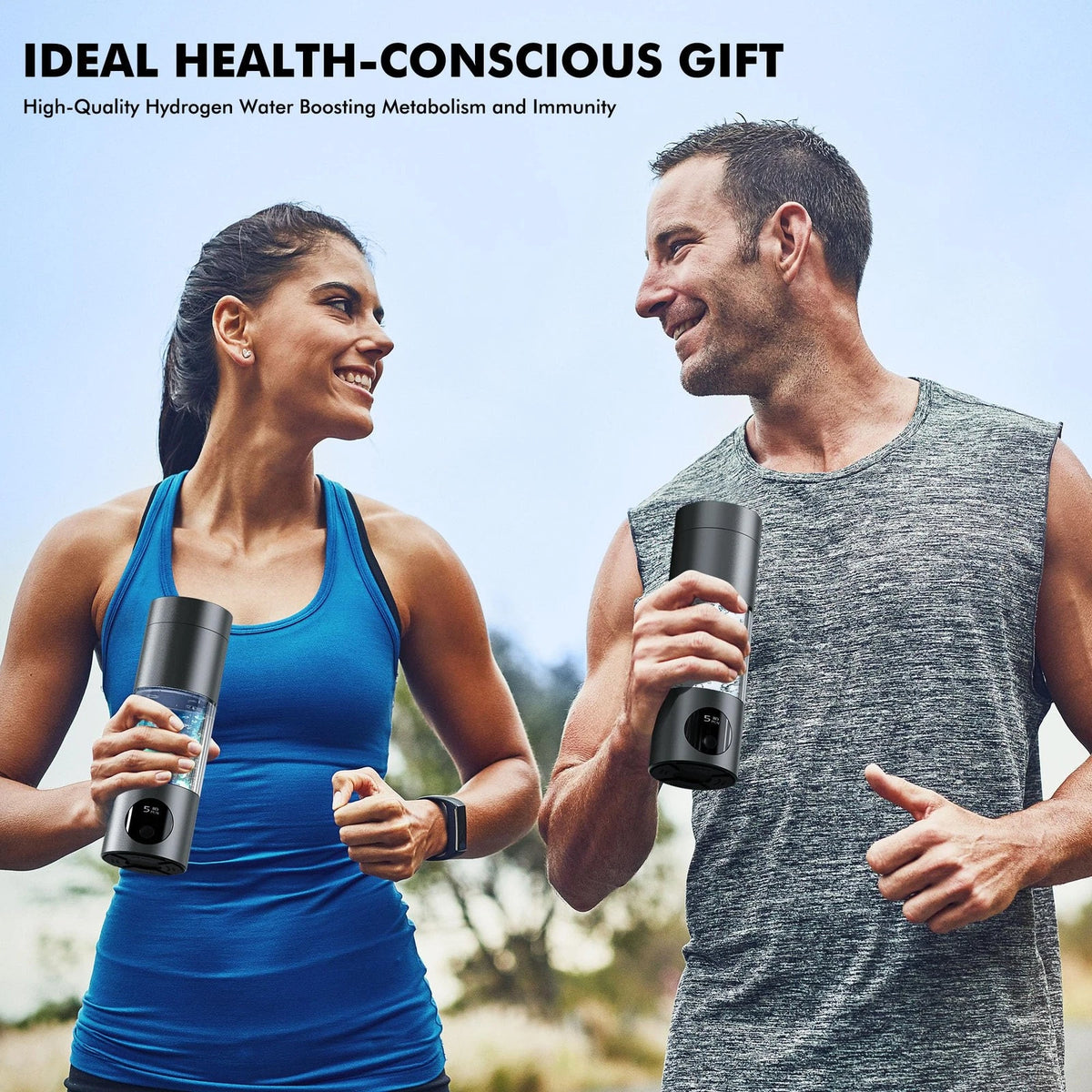 Hydrogen Water Bottle for Universal Use (Up to 6000 PPB)