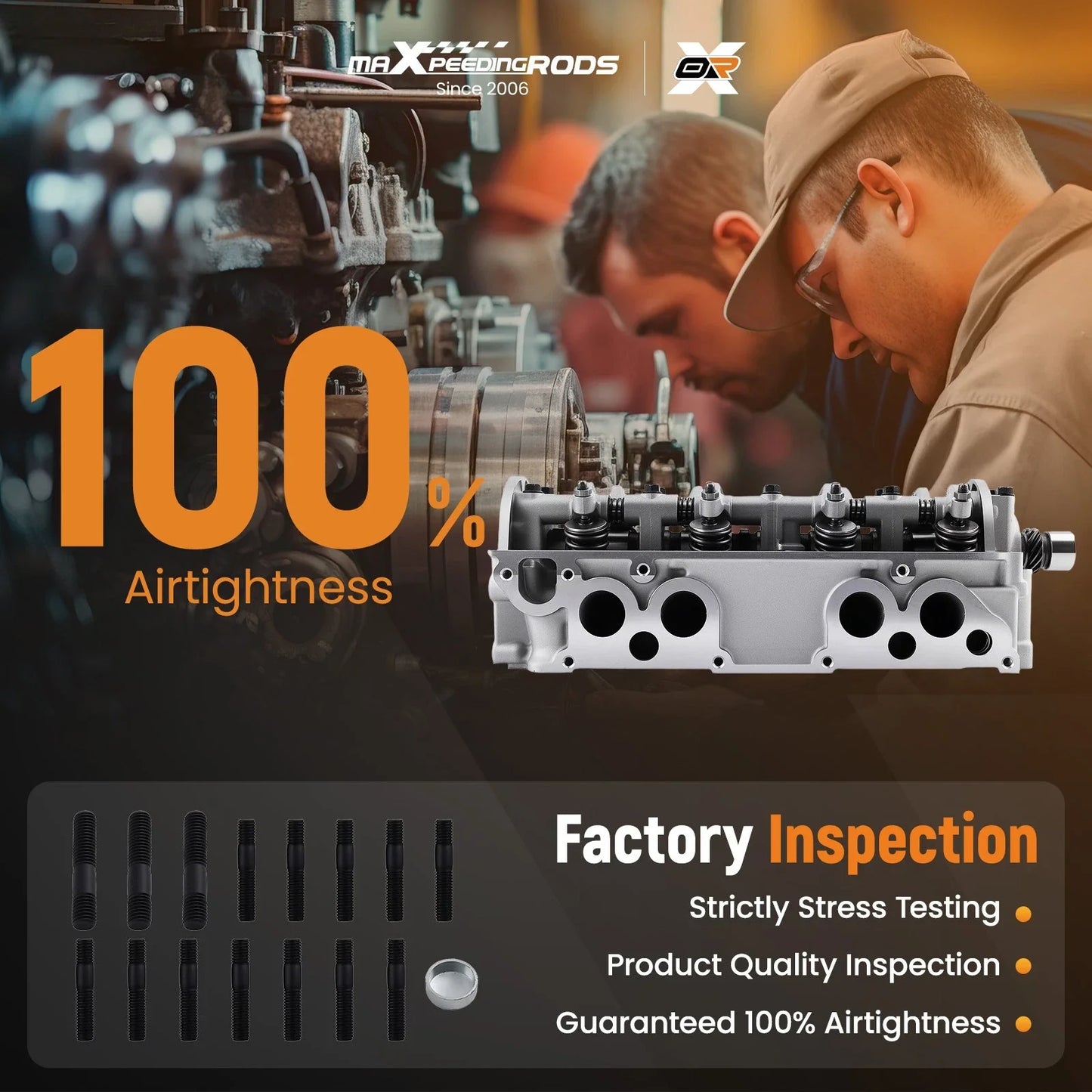 Cylinder Head Assembly with Camshafts
