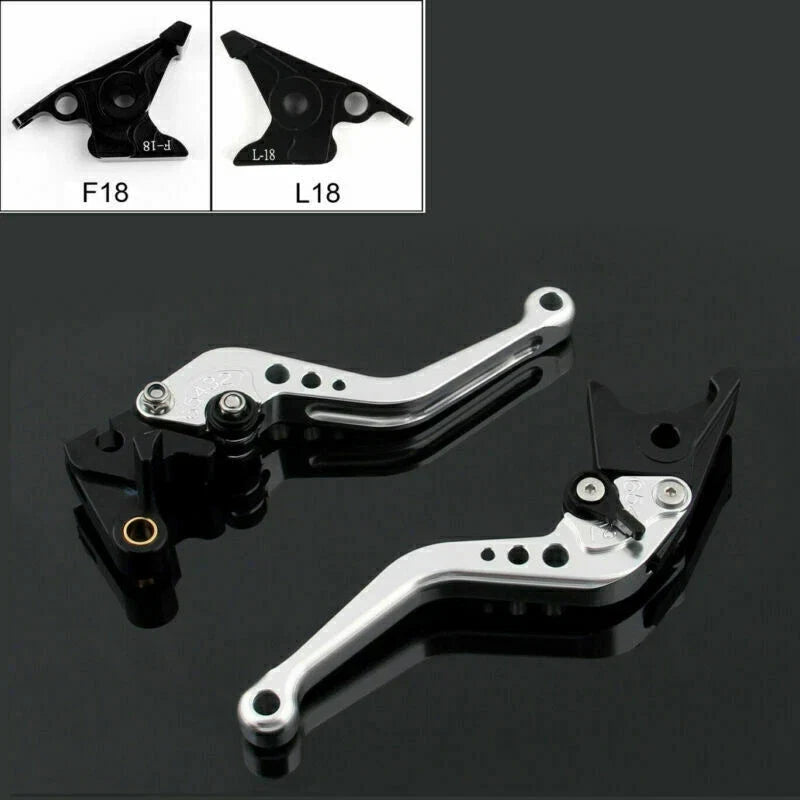 Short Brake Clutch Levers for BMW C650GT (2012–2015) F18/L18 Silver T9