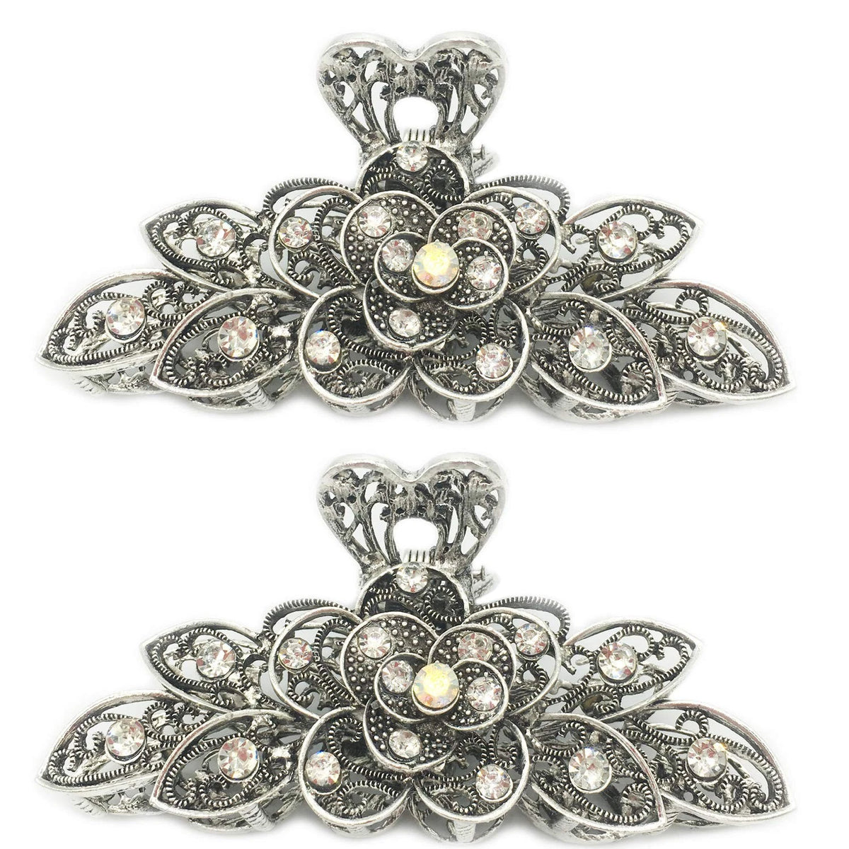 2X Rhinestone Alloy Hair Accessories for Women