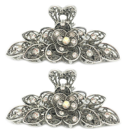 2X Rhinestone Alloy Hair Accessories for Women