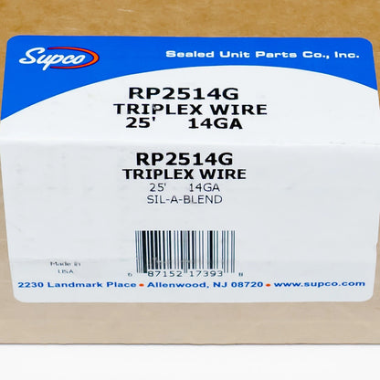 25' 14 Gauge 3 Strand Wire for Range Oven Stove