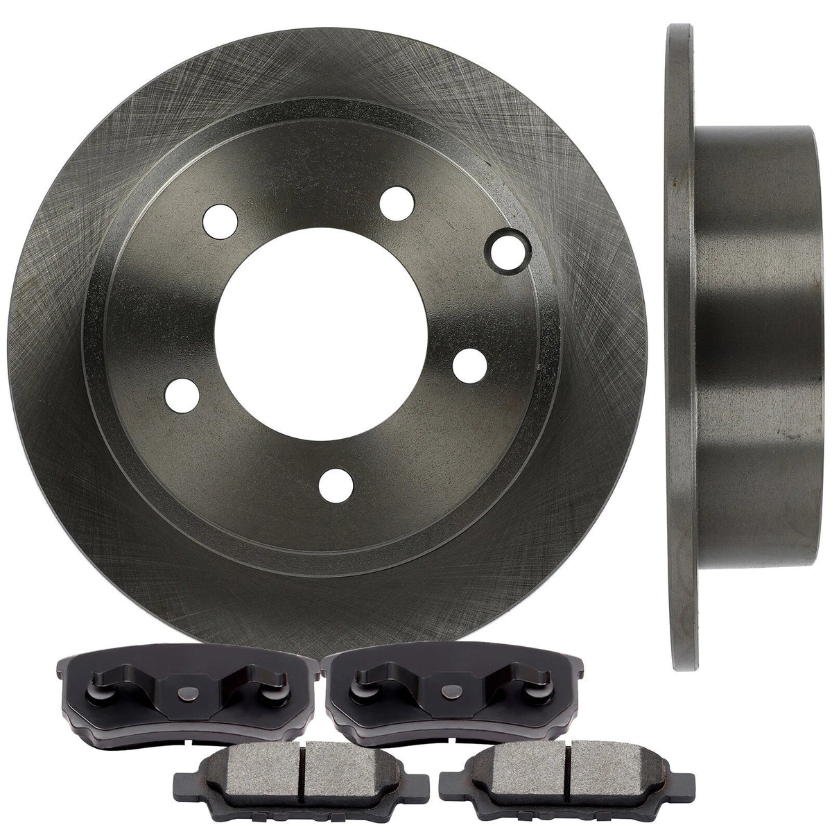 Rear Disc Rotors + Brake Pads for Jeep Patriot Compass Dodge Avenger