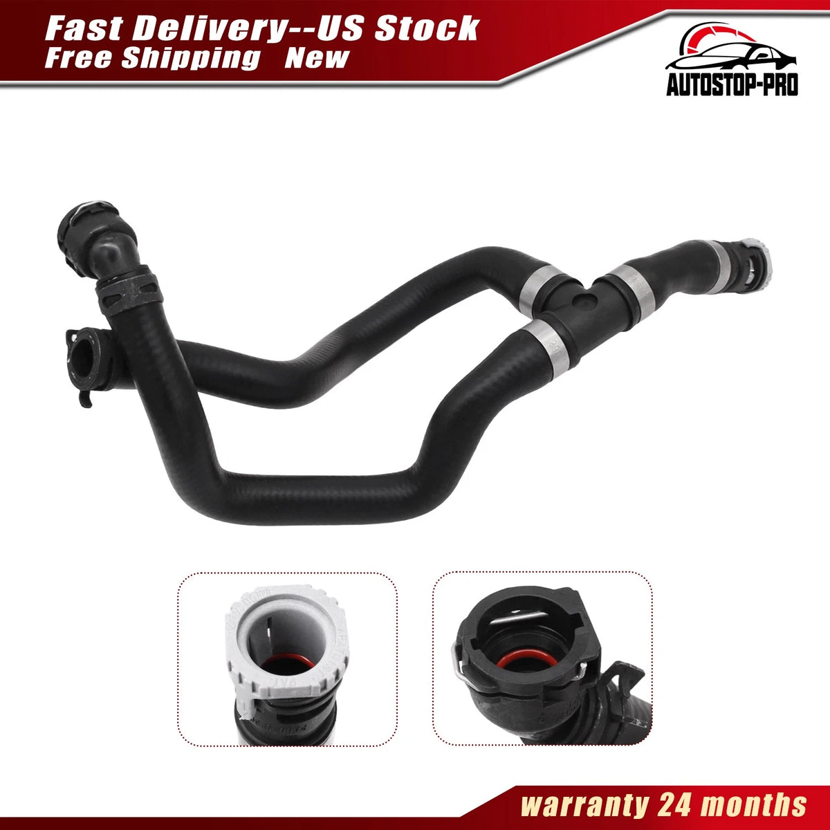 HVAC Heater Water Hose for Lincoln MKC (2017–2019) CV6Z18472T