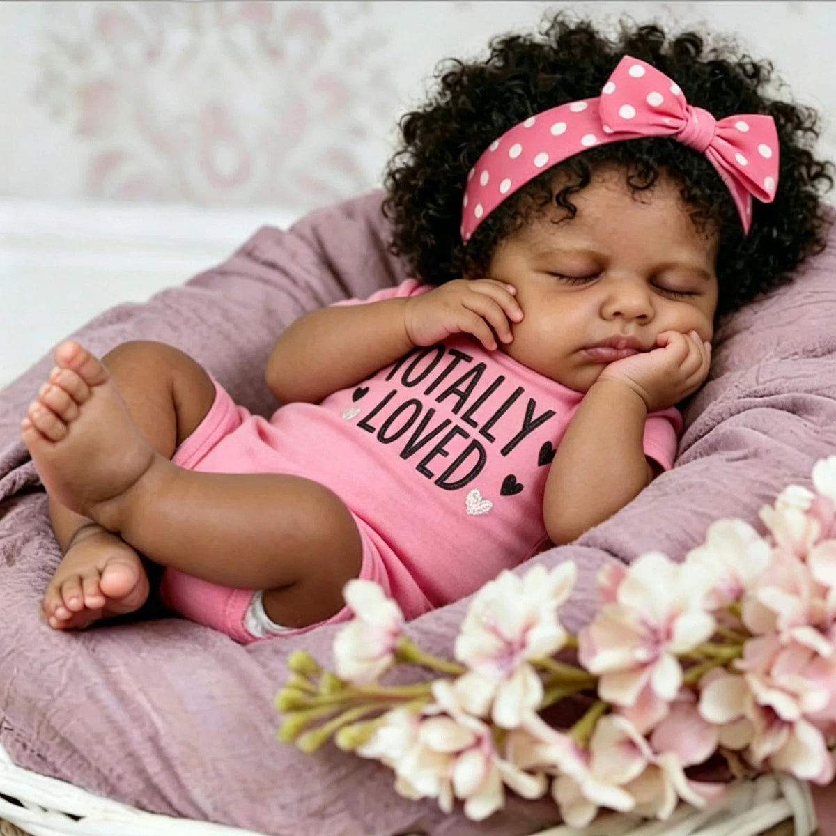 Black Reborn Baby Dolls Full Body 20 Inch Realistic (20 inches)