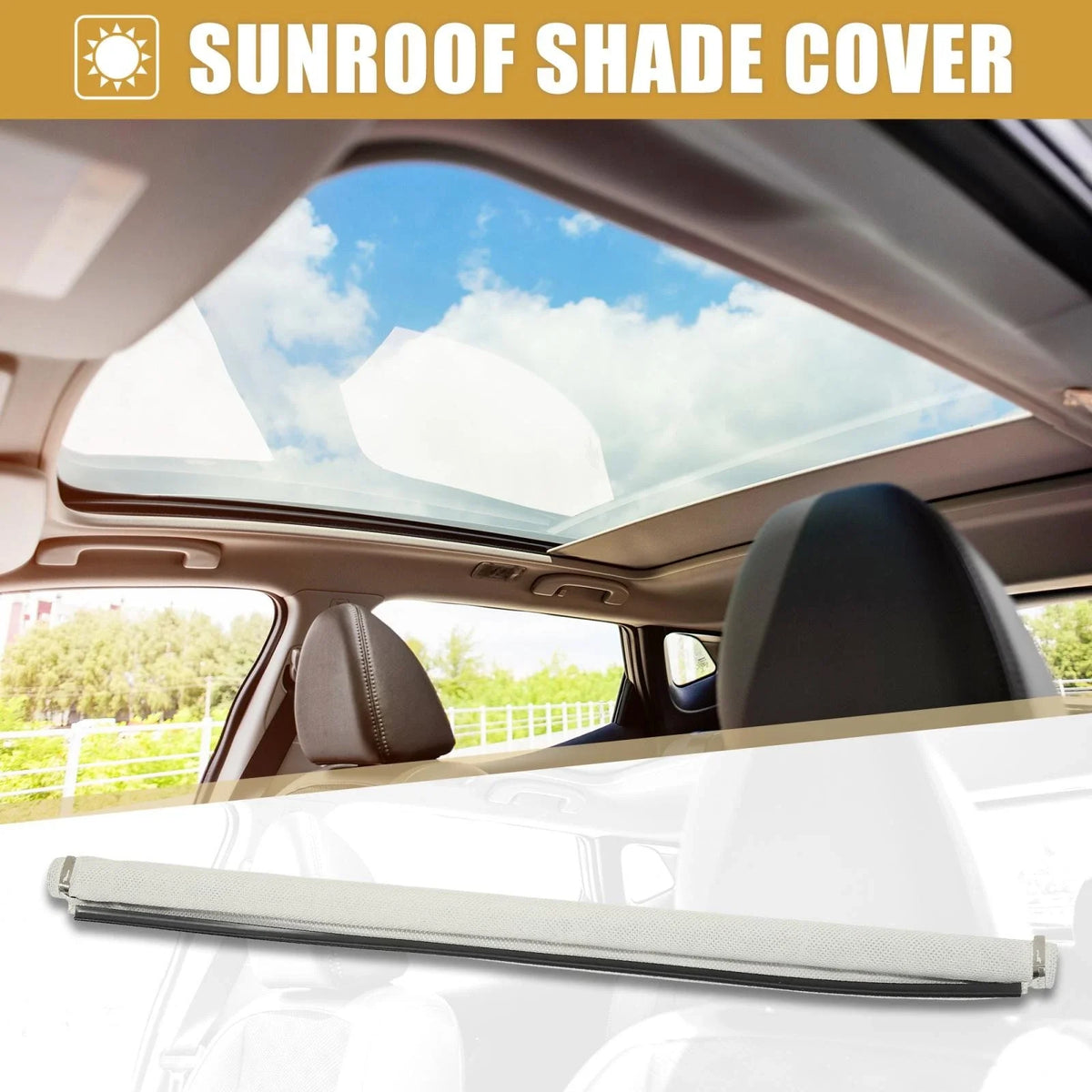Sunroof Shade Cover 1K9877307B for Audi Q5, Volkswagen Tiguan (2018–2023)
