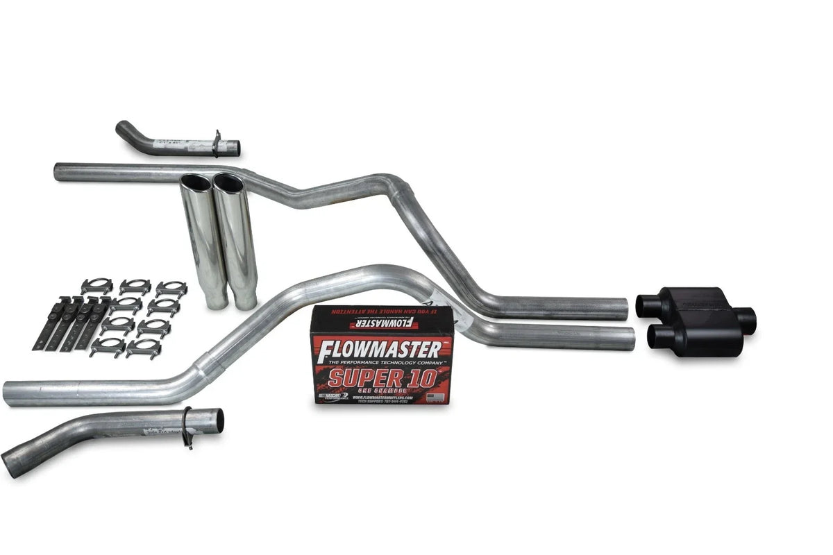 Dual Exhaust Kit for Chevy GMC 1500 (1996–1999) - Flowmaster Super 10