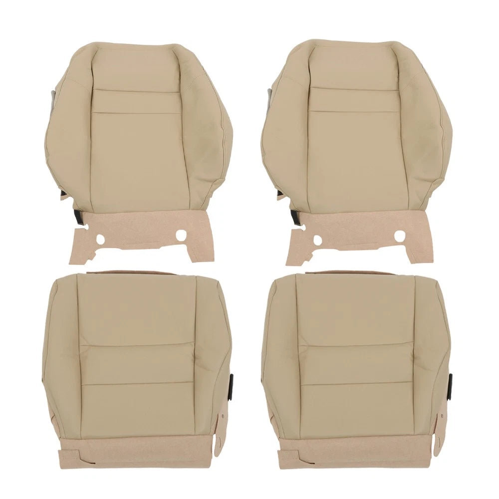 Set of 2 Leather Seat Covers for Honda CR-V (2007–2011) Tan