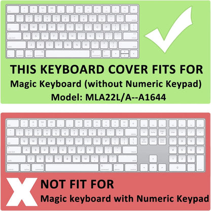 Ultra Thin Silicone Keyboard Protector Cover for Transparent (2019–2023)