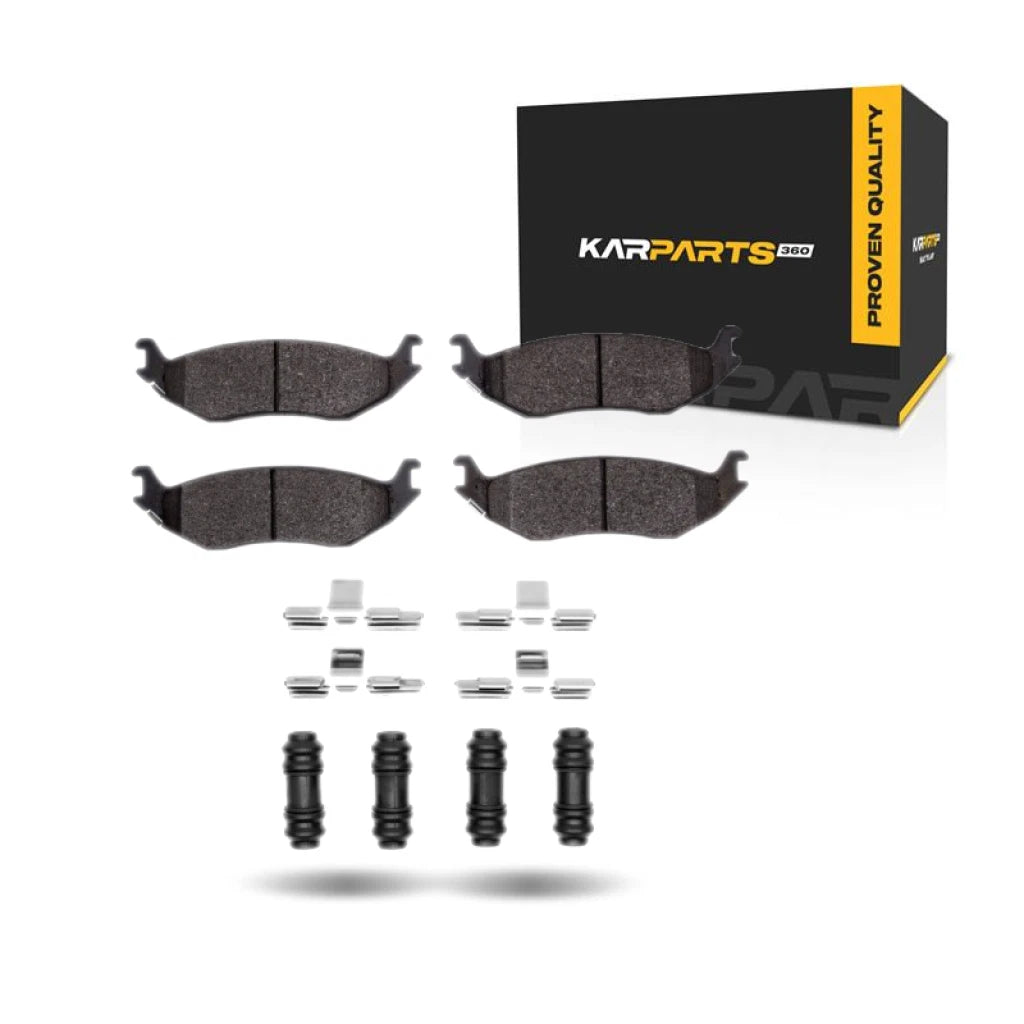 Set of 4 Rear Disc Brake Pads for Dodge Ram 1500 (2002–2010) ALX-PAU-DF-1551-0898-01-CLA1